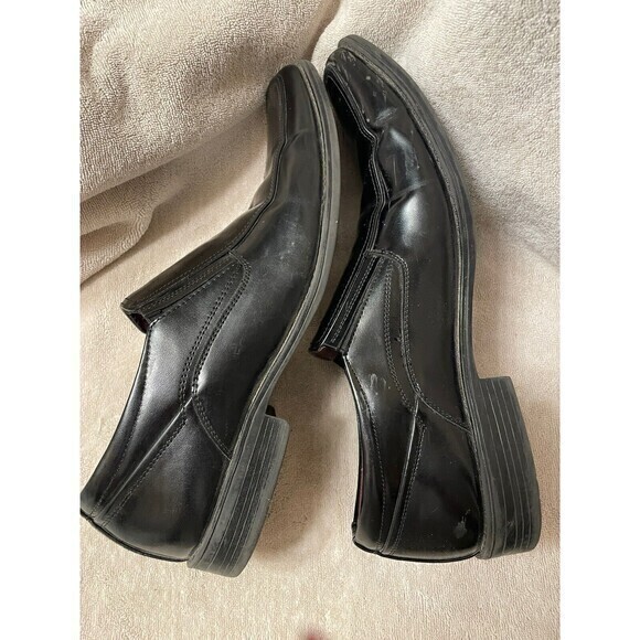 Freeman Black Dress Shoes Men’s‎ Size 10.5 - Picture 3 of 5